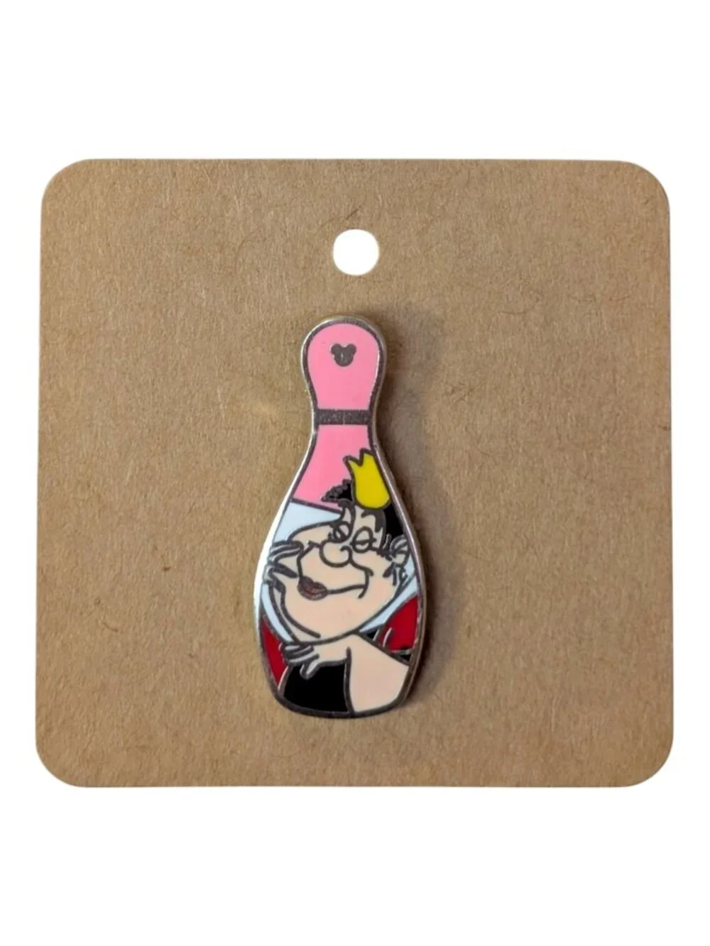Alice in Wonderland Disney Pin: Queen of Hearts Villains Bowling Pin